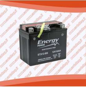 Batteria moto YTX12-BS ENERGY POWER 10 Ah sigillata con acido polo positivo sinistra 150x87x130